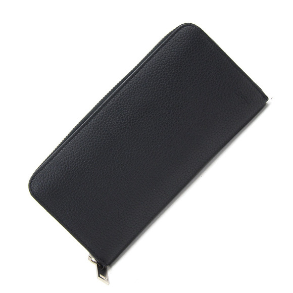 SAINT LAURENT Other - Saint Laurent Round Long Wallet Cassandra Shadow Zip Around 687054 Black Leat...